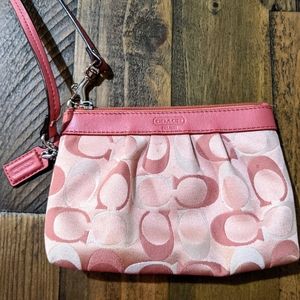 Coach Signature Optic Wristlet